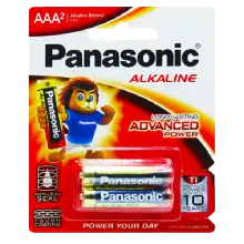 PANASONIC LR06 ALKALINE AAA BATTERY 2 UNIT OF PACK